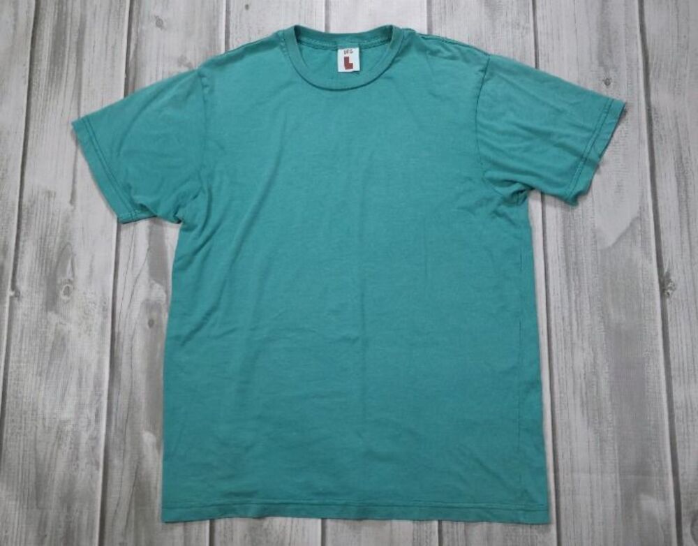 Vintage Urban Outfitters BDG Men's Large Green Tshirt Cotton Polyester Blend Tee